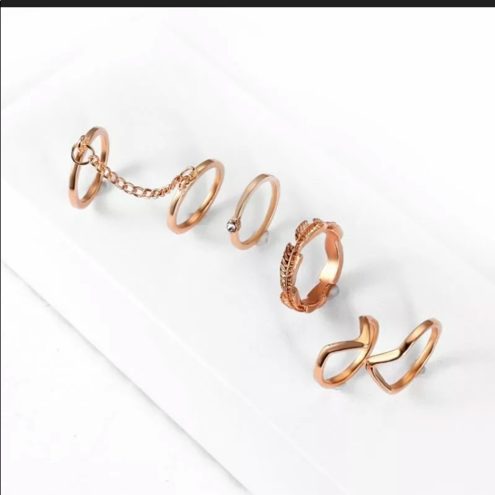 6 Ring Boho Set - Picture 4 of 5